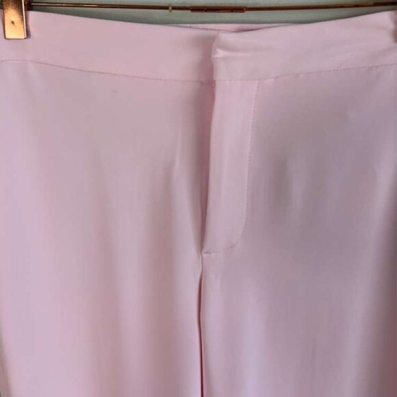 Zara Womens Bloggers Favorite High Waisted Pants Pink Size Small - Picture 8 of 9